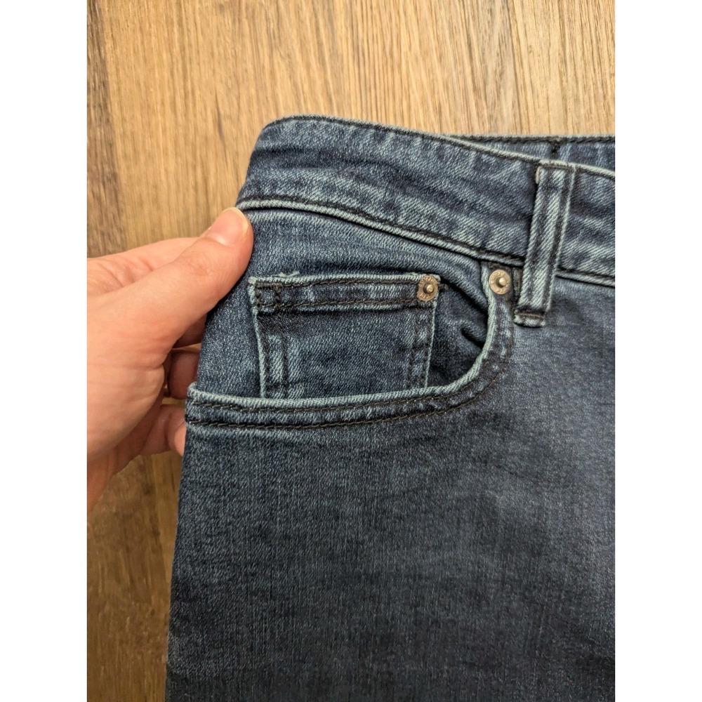 Prana Jeans Womens 6/28 Blue Dark Wash Tukino Outdoor Carpenter Loop Denim - Picture 5 of 13